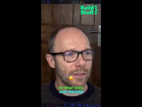 What does just enough architecture look like3-