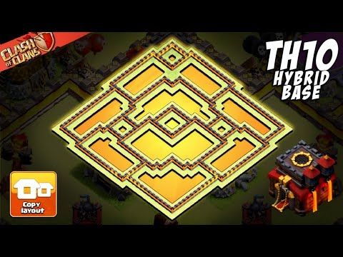 Town Hall 10 (TH10) Hybrid Base Design 2026: Anti-3 Star Meta Strategy Explained! Clash of Clans