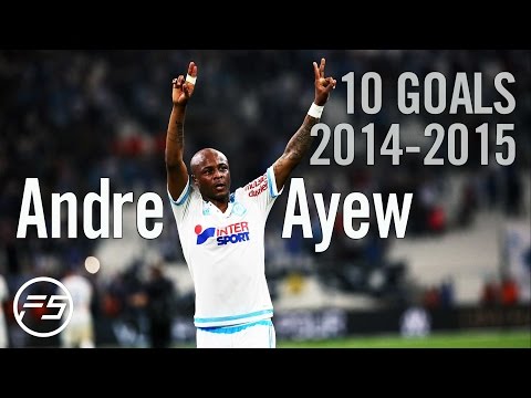 Andre Ayew ● 10 Goals for Olympique Marseille ● 2014-2015 ● HD