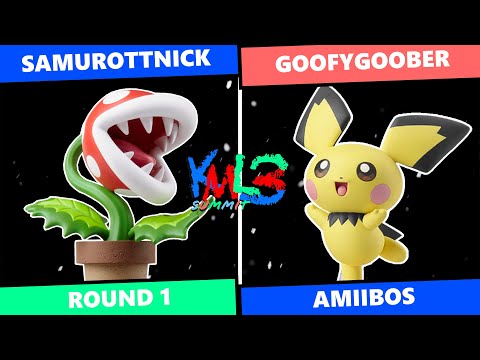 KML Summit 3: Bracket - SamurottNick (Piranha Plant) Vs GoofyGoober (Pichu) SSBU Amiibos