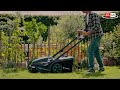 Gardena PowerMax Duo 46/36V Dual-Blade akumuliatorinės vejapjovės komplektas su P4A baterija