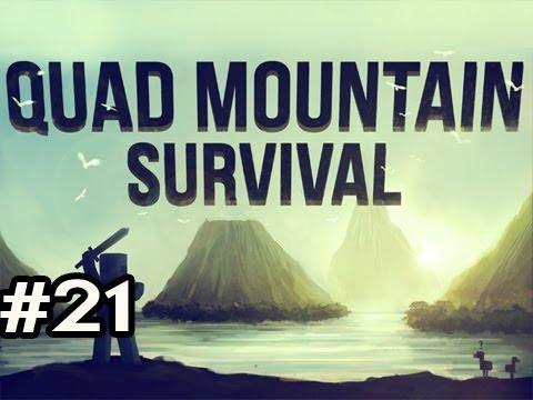 Minecraft: Quad Mountain Survival w/Nova Ep.21 - DOUBLE CREEPER MONUMENT OMG
