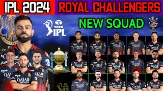 IPL 2024 | Royal Challengers Bangalore Full Squad | RCB Team Final Players List 2024 | RCB Team 2024