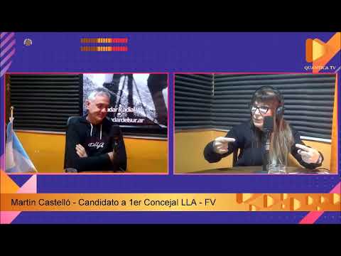 F. Varela - Martín Castelló, primer candidato a concejal por La Libertad Avanza