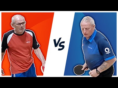 Geoff Salter vs Phillip Hansom | Over 60s Final |  Northumberland Table Tennis Championship 2022