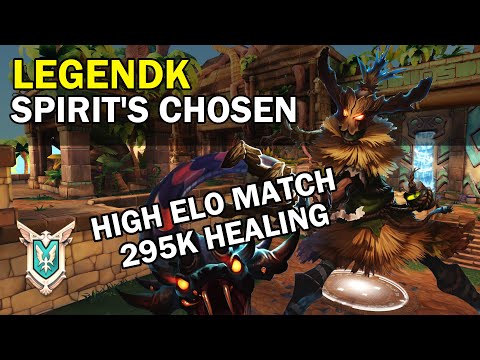 High Elo Match 295K Healing legëndk Maldamba Paladins Competitive (Master) SPIRIT'S CHOSEN