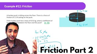 Application of Newton's Laws | Conceptual Physics | Friction Part 2