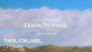[情報] TAEYANG [Down to Earth] TRACKLIST