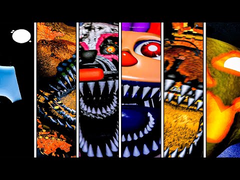 Five Nights At Freddy's 4 Halloween Edition All Jumpscares | FANF 4 halloween Edition