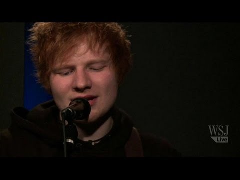 Ed Sheeran Performs 'Lego House' at the WSJ Cafe