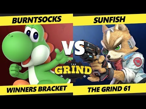 Smash Ultimate Tournament - Sunfish (Fox)  Vs. burntsocks (Yoshi) - The Grind 61 Winners Top 32