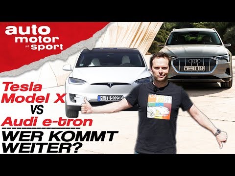 Tesla Model X gegen Audi e-tron: Der Reichweiten-Test - Bloch erklärt #58 | auto motor und sport