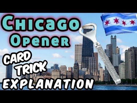 Tutorial on the Chicago Opener Magic Card Trick. Intermediate Level, Great Illusion