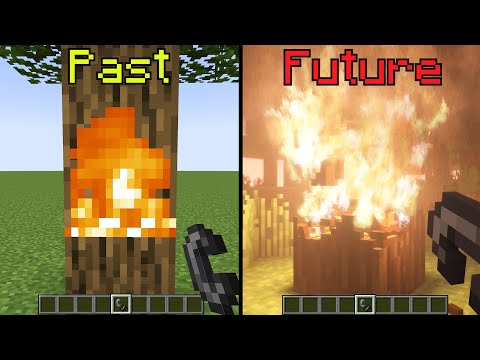 minecraft: past physics vs future physics