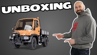 Unboxing Mercedes Benz Unimog U300 von Carson in 1:12