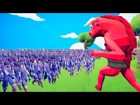 MINOTAUR VS EVERY GOD - Totally Accurate Battle Simulator TABS