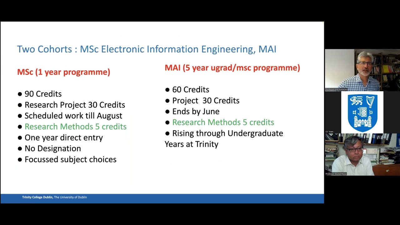 Explore the MSc. in Electronic Information Engineering | Information Session Highlights