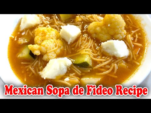 Mexican Sopa de Fideo Recipe
