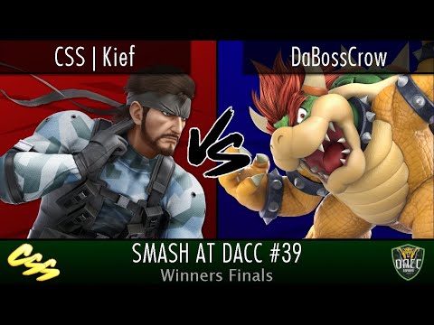 [Smash at DACC #39] Winners Finals: CSS | Kief (Snake) vs DaBossCrow (Bowser, Kirby)