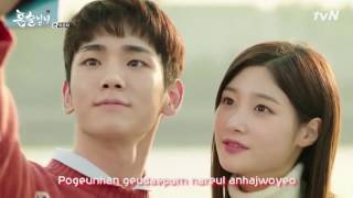 SHINee Key and Jung Chaeyeon Ost Drinking Solo "Hello Love" by OH My Girl with Lyrics