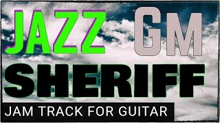 Jazzy I Shot the Sheriff Backing Track for Guitar in Gm