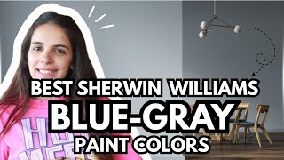 10 BEST Sherwin Williams Blue Gray Paint Colors