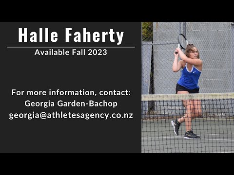 Halle Faherty Fall 2023 U.S. College Tennis Prospect
