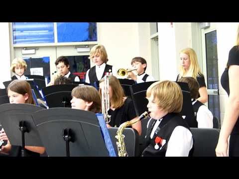 Moultrie 7th grade jazz band Blues Machine