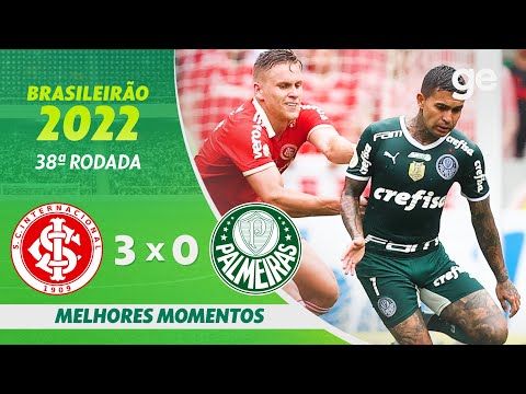 Gols e lances de Internacional x Palmeiras