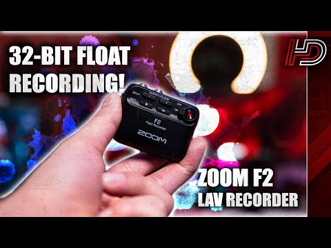 32-BIT FLOAT RECORDING!! (Zoom F2 Field Recorder & Lav Mic Review)