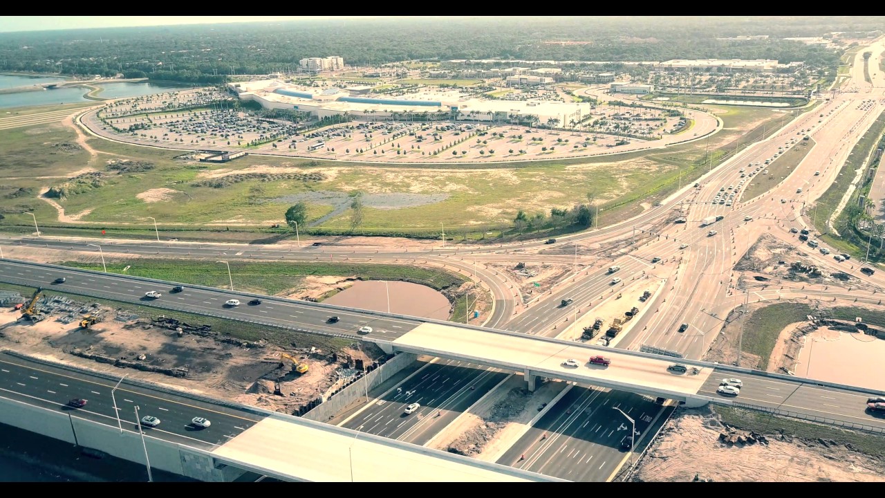 Largest Diverging Diamond Interchange in the U.S.