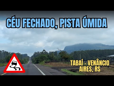 Viagem com tempo fechado, frio e úmido no interior do Rio Grande do Sul - 30/05/2026