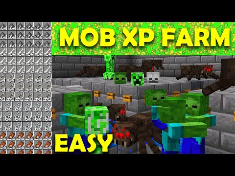 BlazedMC - BEST EASY Mob XP Farm in 1.20! Minecraft bedrock