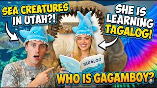 She Learned Tagalog at a UTAH Aquarium?!  (Gagamboy Explained)