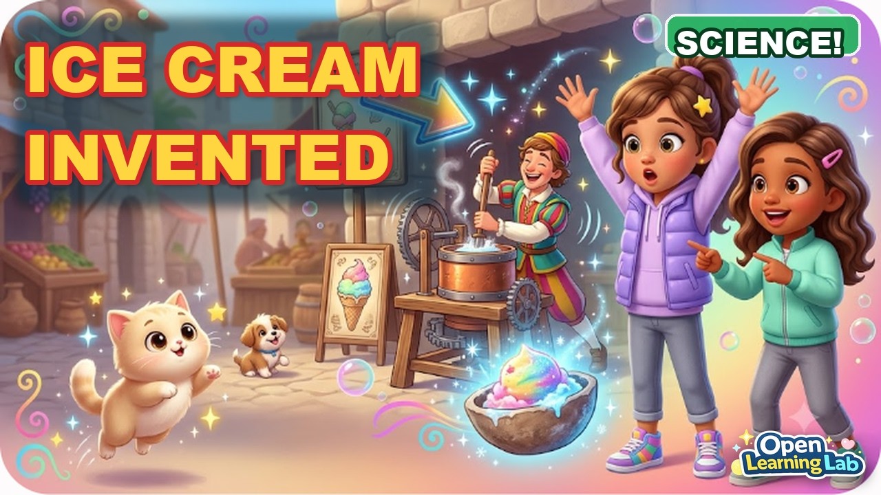 🍦 Who REALLY Invented Ice Cream? | Fun Food History for Kids