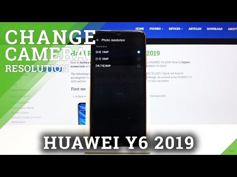 How to Set Up Image Resolution in Huawei Y6 2019 – Change Photo Resolution