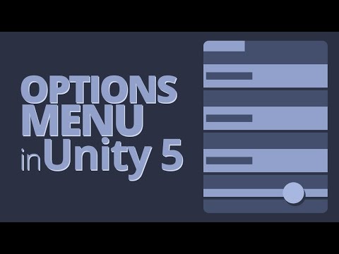 Options Menu in Unity 5 Tutorial - Part 3