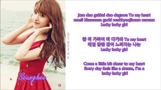 CLC - Lucky (Rom-Han-Eng Lyrics) Color & Picture Coded