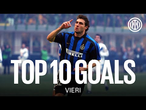 TOP 10 GOALS | VIERI ⚫🔵 🇮🇹