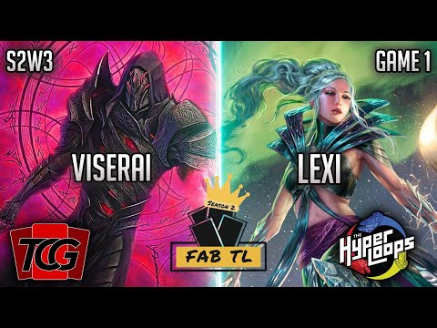 FAB League S2: TCGz Nathan Crawford (Viserai) vs. HL CJ Monroe (Lexi) | Week 3 Game 1