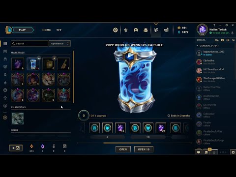 OPENING 10 2023 WORLDS WINNERS CAPSULES!!! HOW MANY LEGENDARIES?