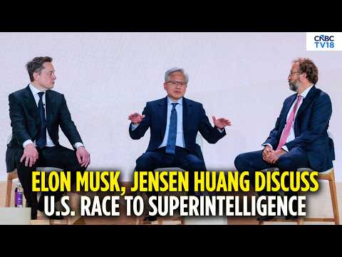 U.S. Race To Superintelligence: Elon Musk & Jensen Huang Discuss AI’s Future | JD Vance | N18G