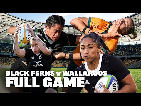 Black Ferns vs Wallaroos Pacific 4 Series 2024 | Action packed FULL GAME