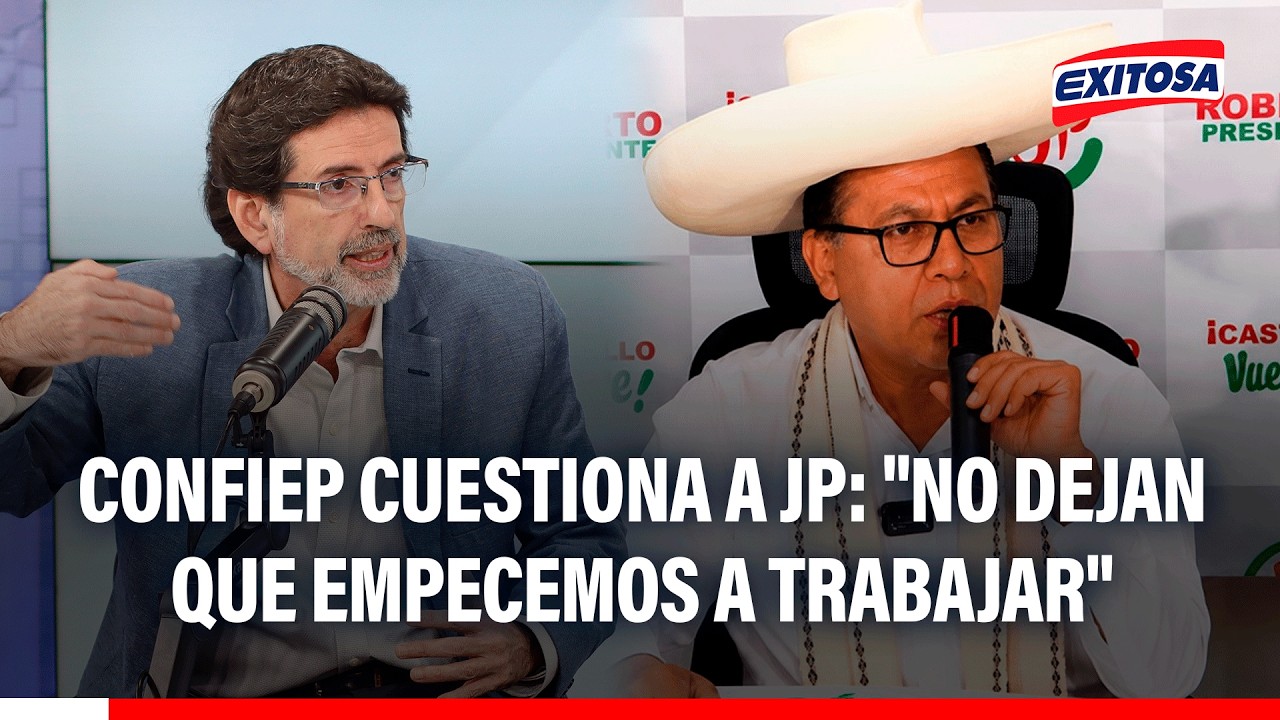 🔴🔵 Confiep cuestiona impugnaciones de Juntos por el Perú contra proceso electoral: No dejan trabajar