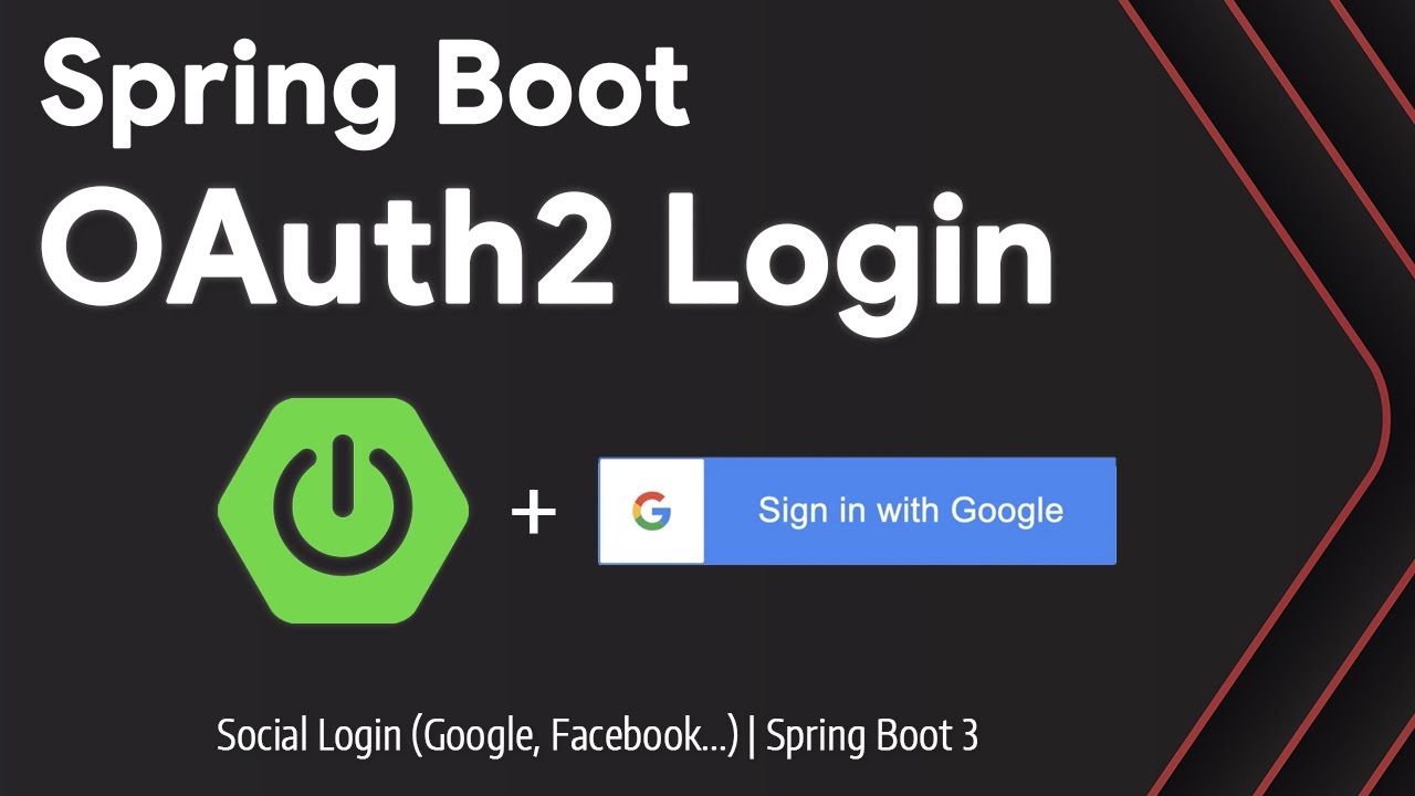 OAuth2 Social Login with Spring Security | 'Sign in with Google' Spring Boot Tutorial