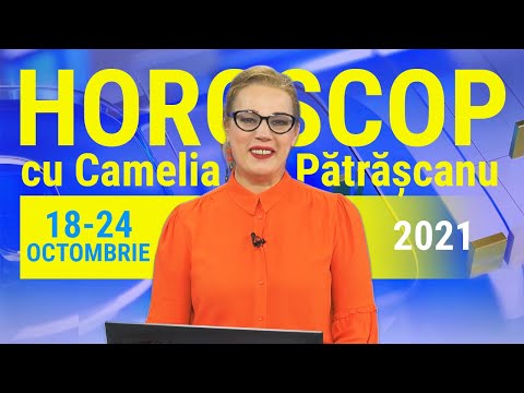 Horoscop 18-24 octombrie 2021, cu Camelia Pătrăşcanu. Care sunt cele mai norocoase zodii