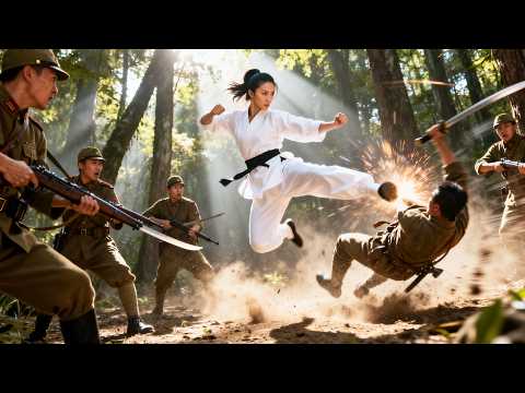 Japanese Soldier Harass a woman in the Forest—Unaware She’s a Kung Fu Master Who Slaughters Them All