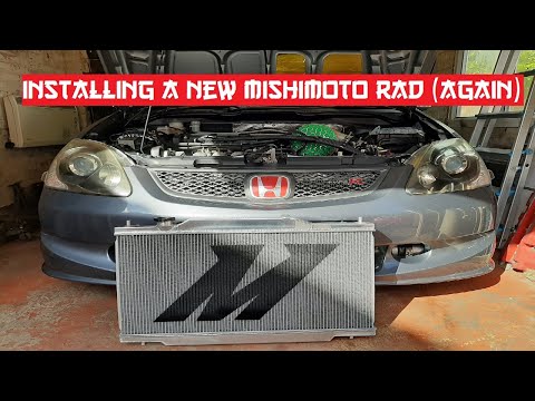 HONDA CIVIC EP3 TYPE R UPDATE - MISHIMOTO RADIATOR INSTALL **AGAIN**