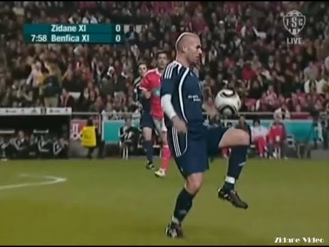 Zidane vs Benfica All XI (2010.1.25) Haiti Earthquake damage Charity Match