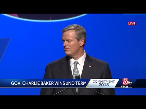 Gov. Charlie Baker’s victory speech: ‘Our hard work paid off’